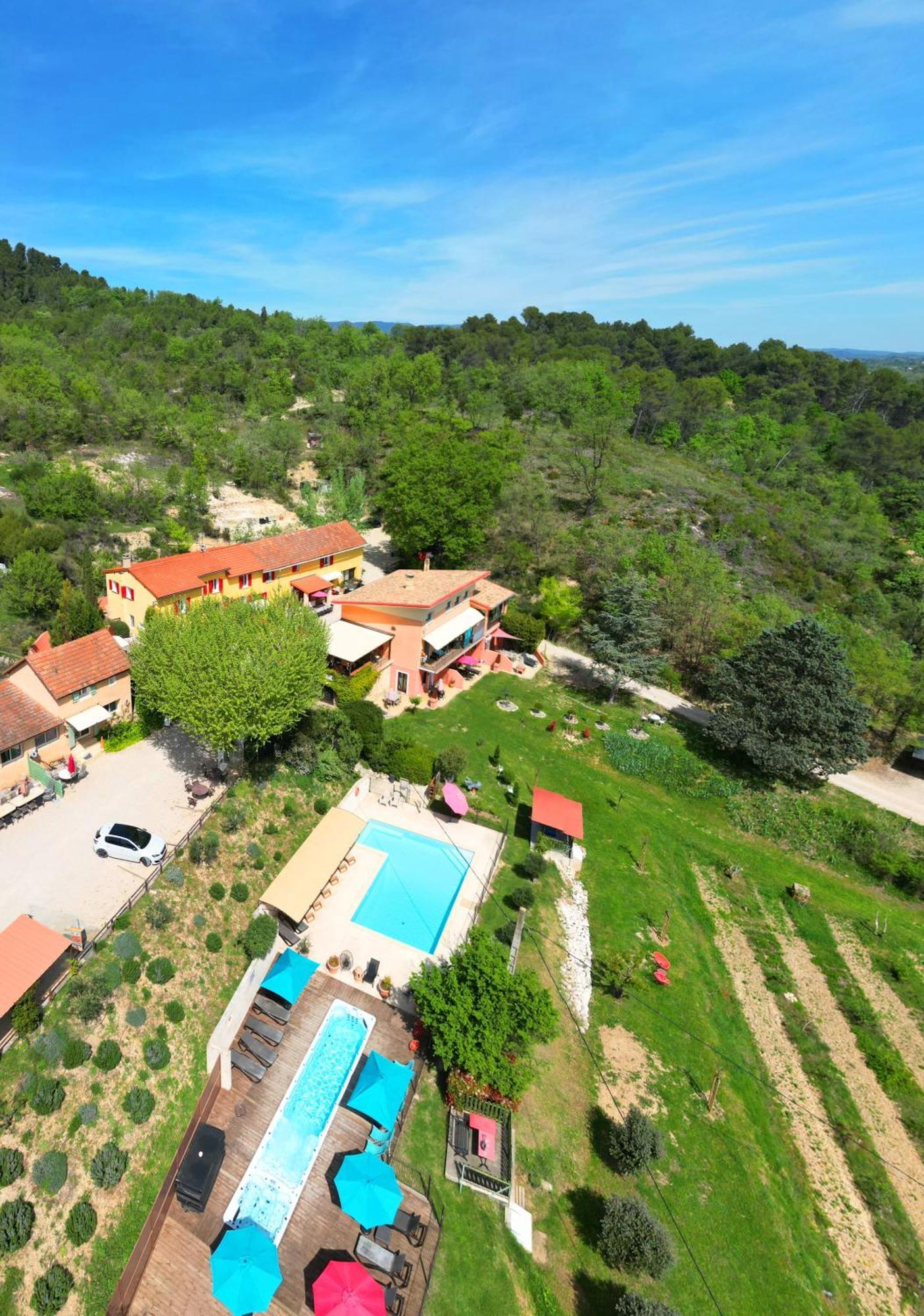 L'Oustaou Du Luberon Et Spa Villelaure 외부 사진